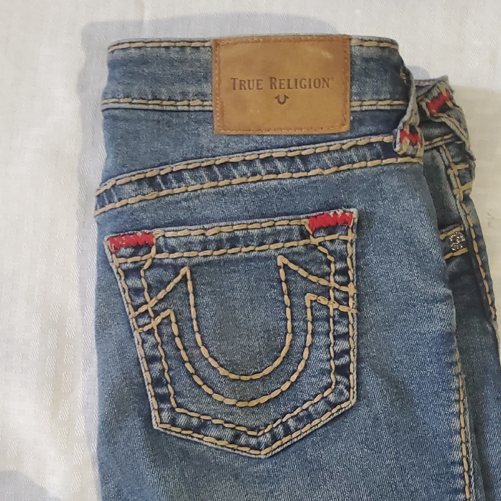 True Religion Halle Blue Skinny Jeans Sz 30 - Picture 15 of 15